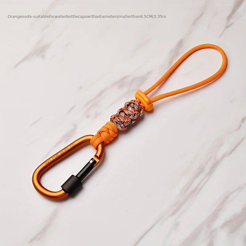 Hand Woven Paracord Water Bottle Holder for Outdoor Adventures