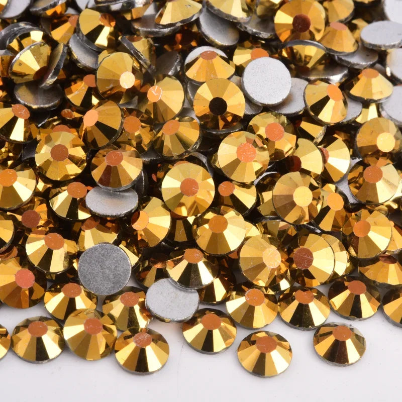OLeeya Bulk Non-Hotfix Rhinestones for DIY Nail Art & Garments