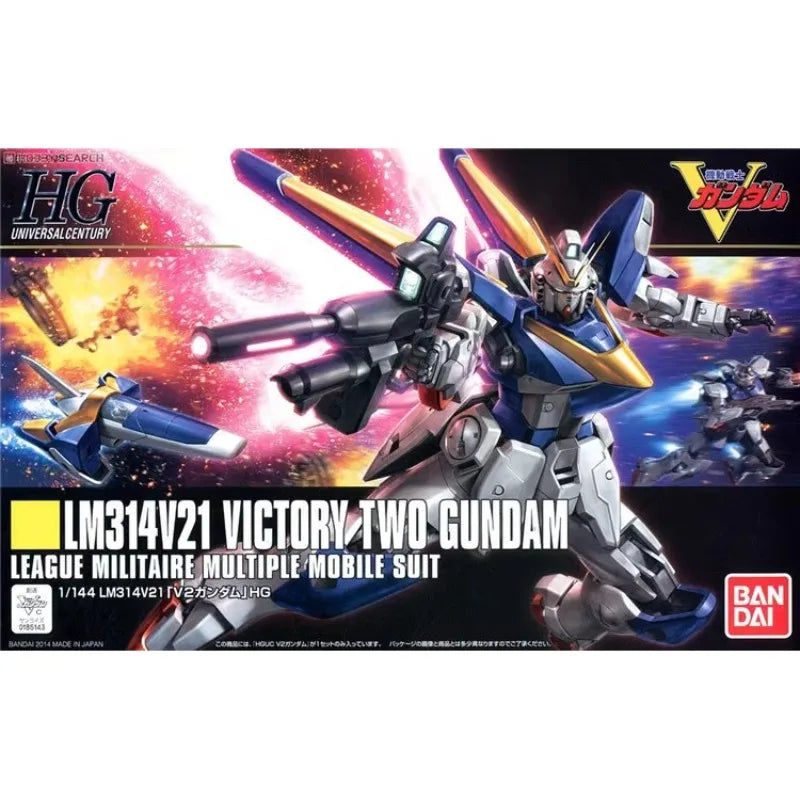 Bandai HGUC 1/144 Victory 2 Gundam Model Kit - Action-Packed Fun