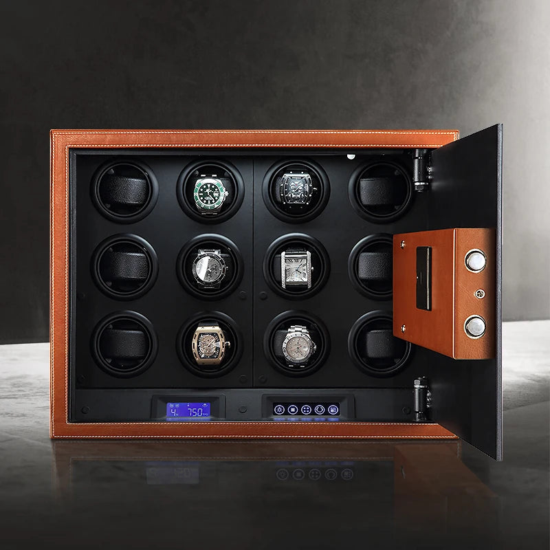 IBBETON Automatic Watch Winder - Premium Microfiber & Quiet Motor