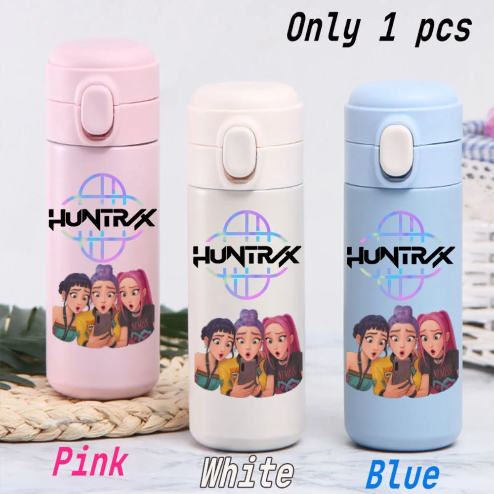 Insulated 420ML K-Pop Travel Drink Bottle - Stylish & Portable