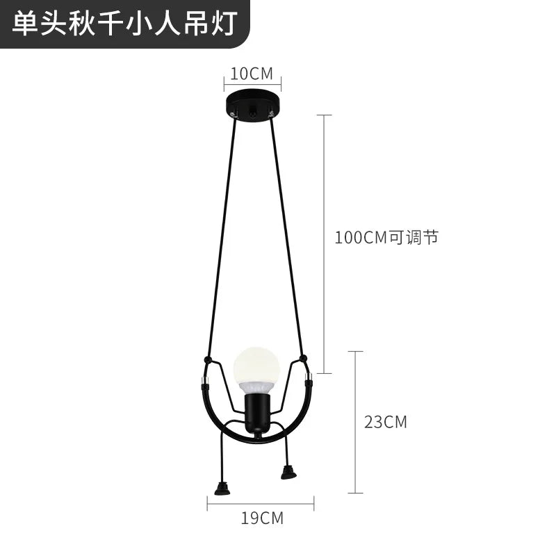 Modern Nordic Iron Art Pendant Lamp for Stylish Living Spaces