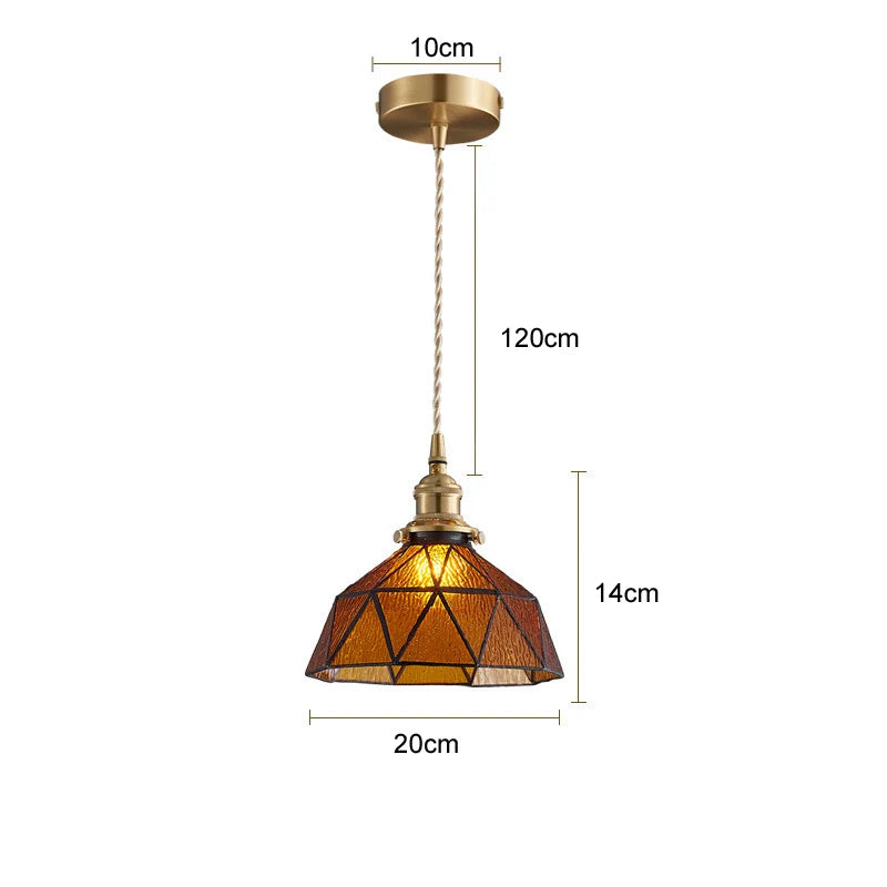 Nordic Retro Green Pendant Light for Stylish Home Decor