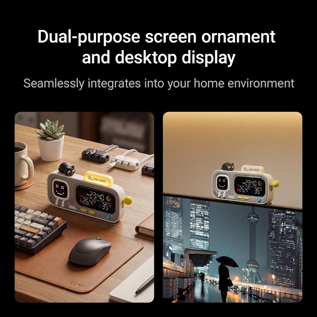 DUKA MOODA Smart Temperature & Humidity Digital Clock