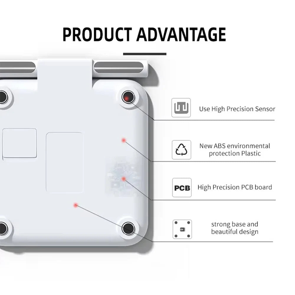Smart Bluetooth Body Fat Scale - 24 Health Metrics & User-Friendly