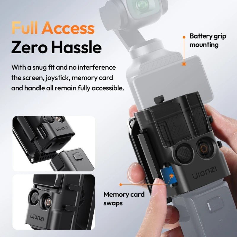 Ulanzi PK-15 Magnetic Mount Case for DJI Pocket 3 - Detachable Design