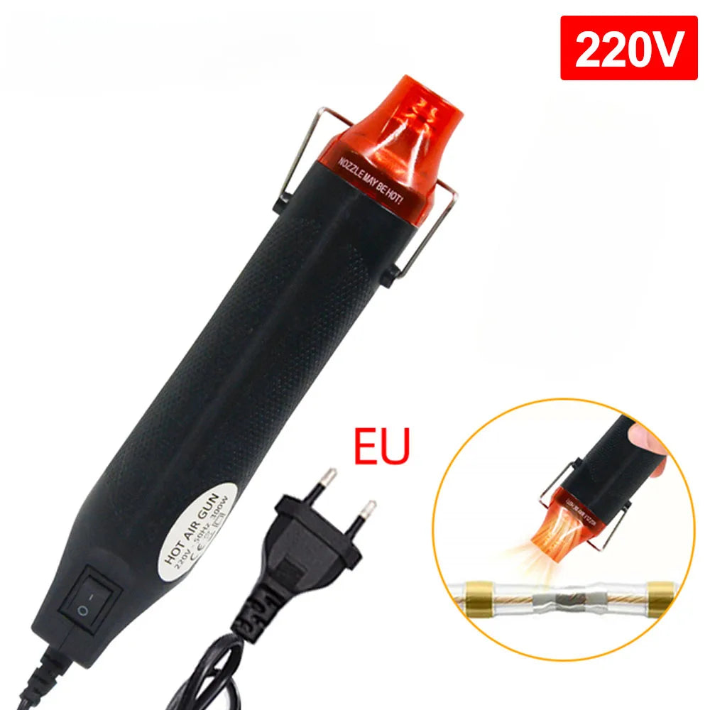 220V Hot Air Tool - Mini Heat Blower for DIY Crafting & Soldering