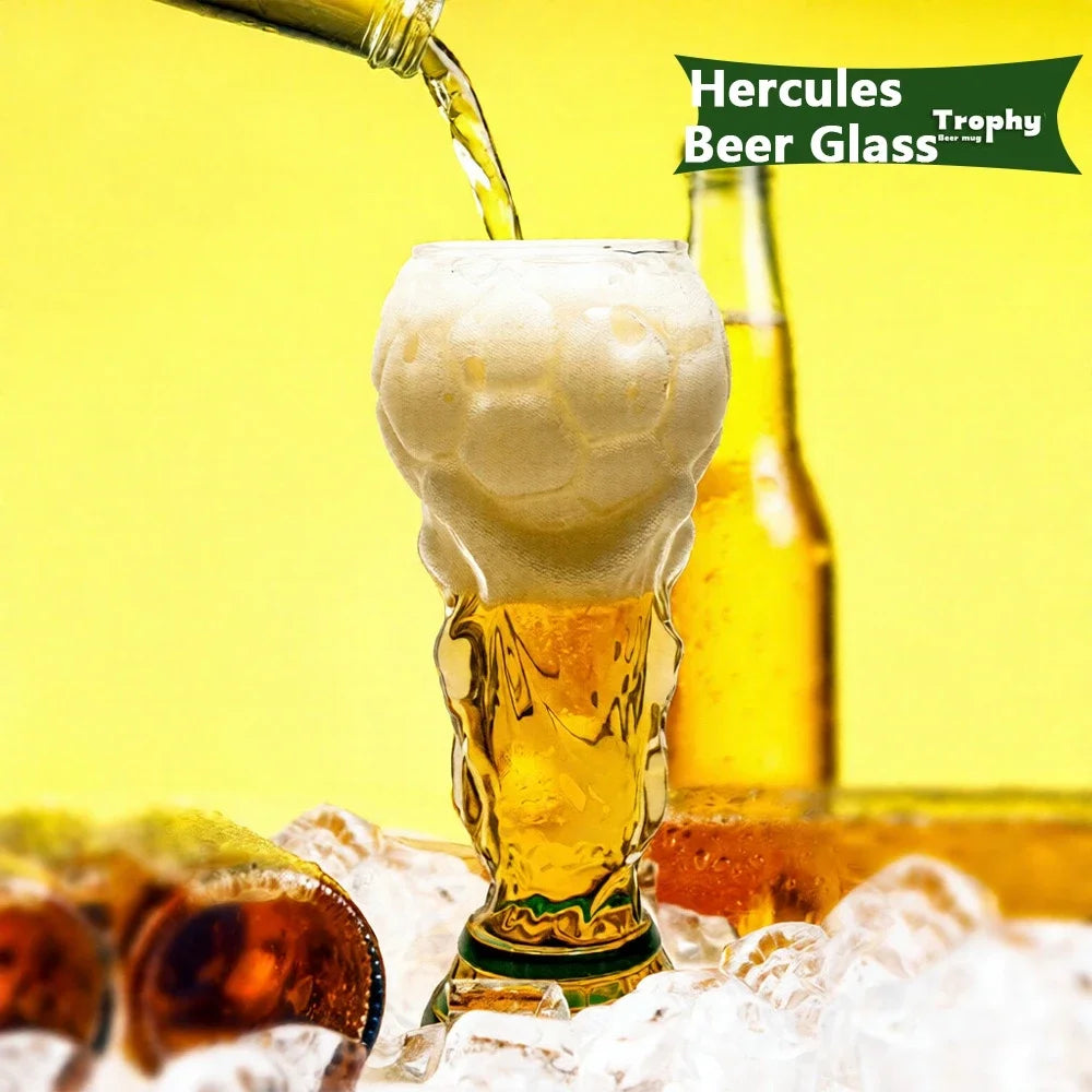 Premium Glass Beer Mug – Unique Design for Gatherings & Picnics