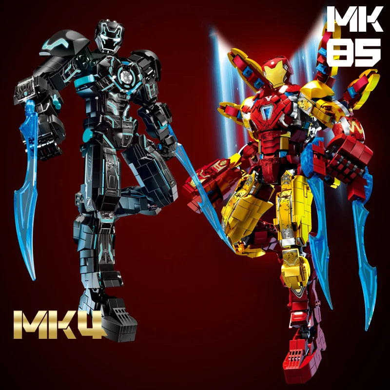 Iron Mecha Building Set - 1500+ Piece Block Collection