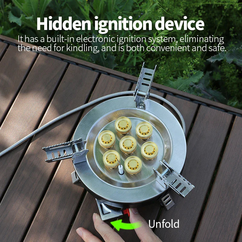 BRS Lightweight Folding Gas Stove – Durable & Efficient Outdoor Cooking