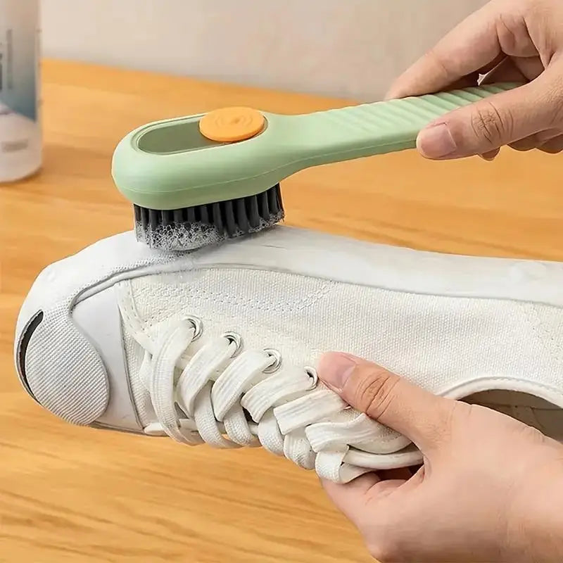 Ergonomic Multi-Surface Liquid Shoe Brush for Effortless Cleaning