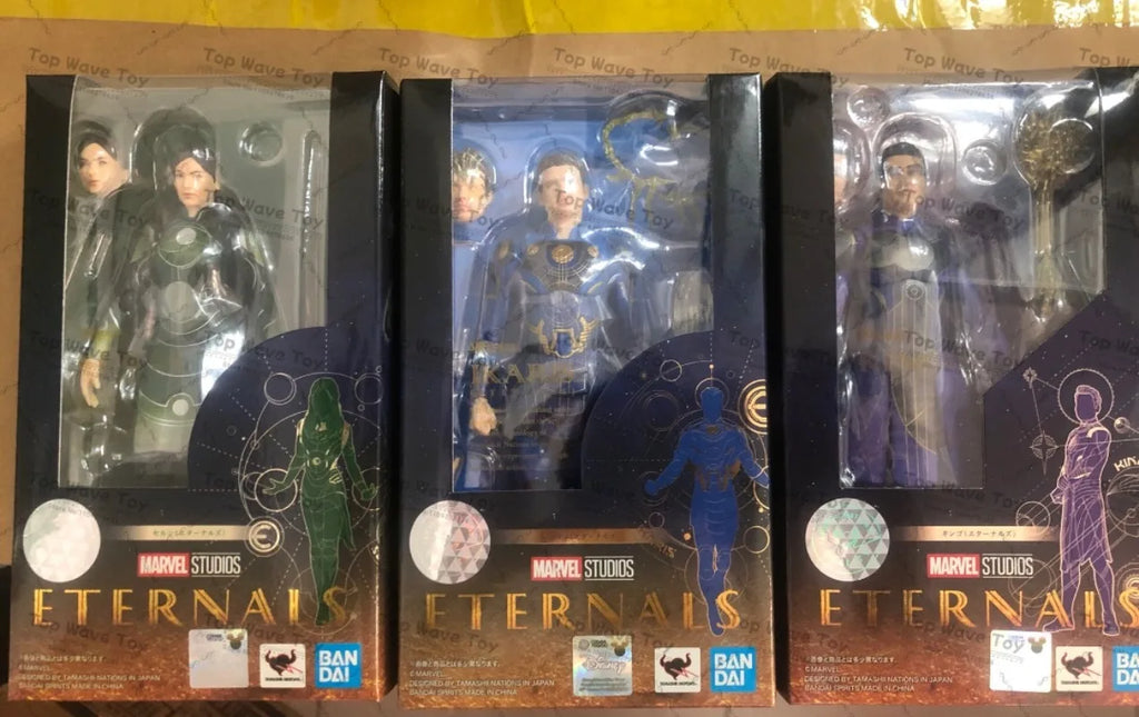 Bandai Los Eternos Ikaris & Sersi Action Figure - High Poseability Collectible