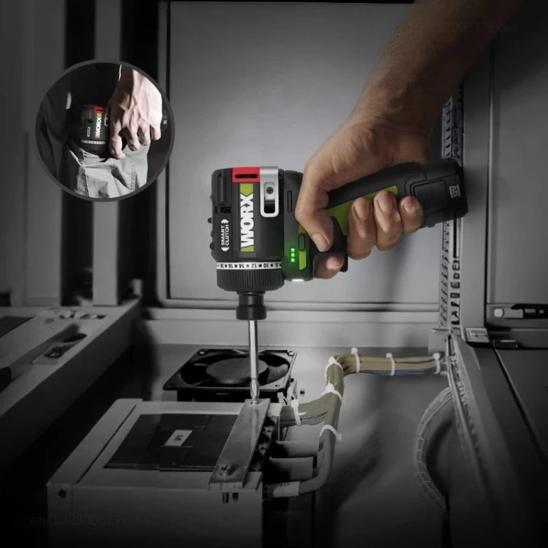 Worx WU139 Cordless Electric Impact Screwdriver - High Torque Power Tool