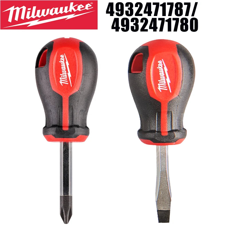Milwaukee Tri-Lobe Grip Stubby Screwdriver Set - High Torque Performance
