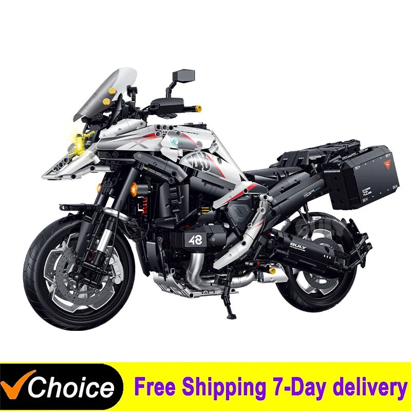 2489 Pcs R1300GS Motorcycle Building Blocks Model - Fun Assembling Toy