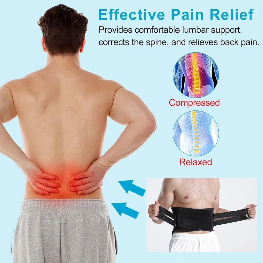 Ultimate Lumbar Support Belt for Sciatica & Lower Back Pain Relief