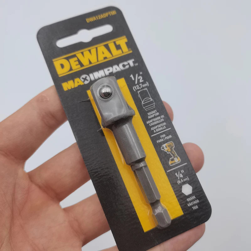 DEWALT 1/4" to 1/2" & 3/8" Square Adapter for Impact Drivers