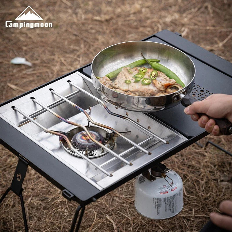 CAMPINGMOON CK-25PG Stainless Steel Outdoor Furnace Plate