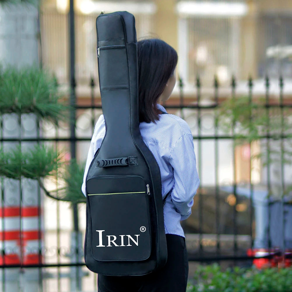 Waterproof Guitar Gig Bag with Adjustable Straps - 39 Inch Protection