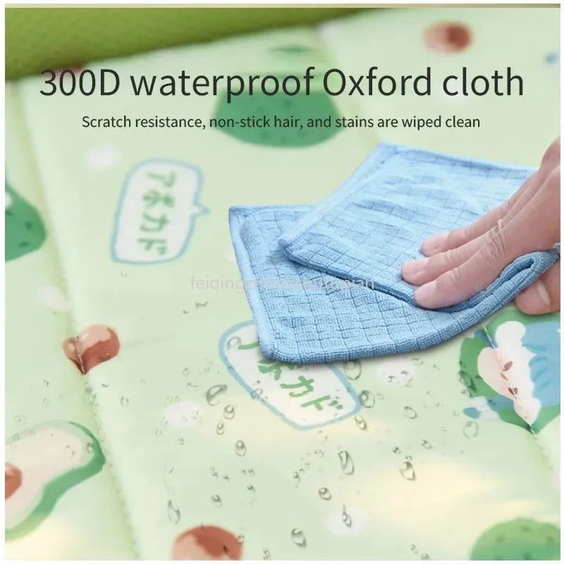 Summer Washable Pet Dog Bed - Breathable Cat Blanket & Cooling Mat