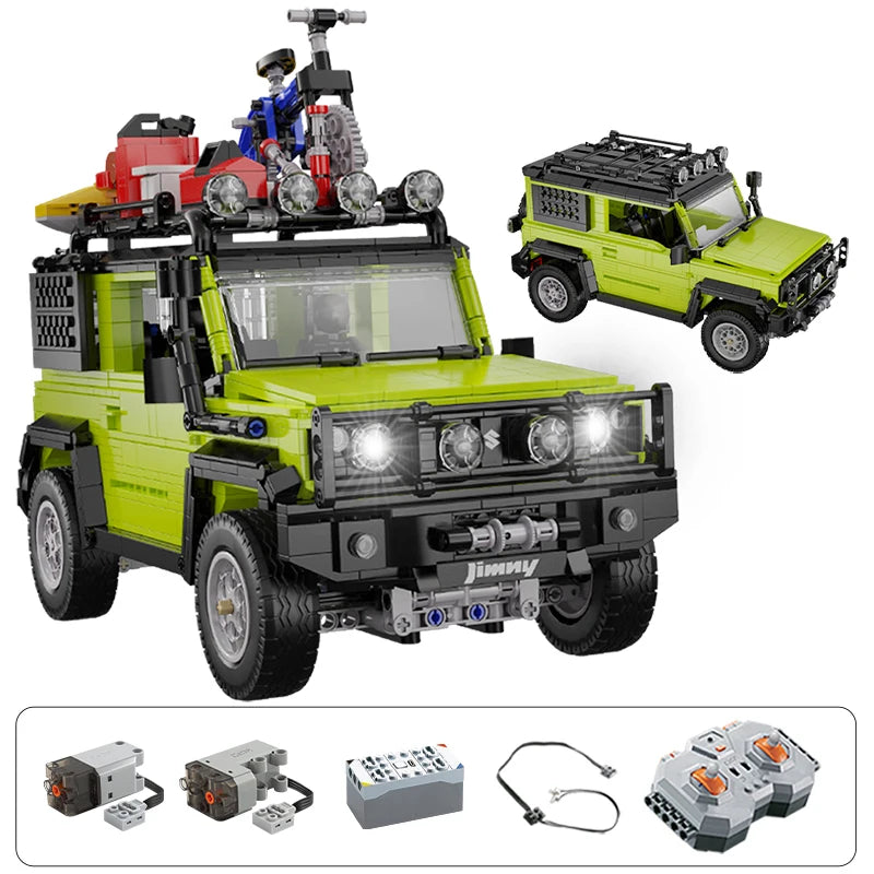 Cada Remote Control Off-Road Building Block SUV Car for Kids