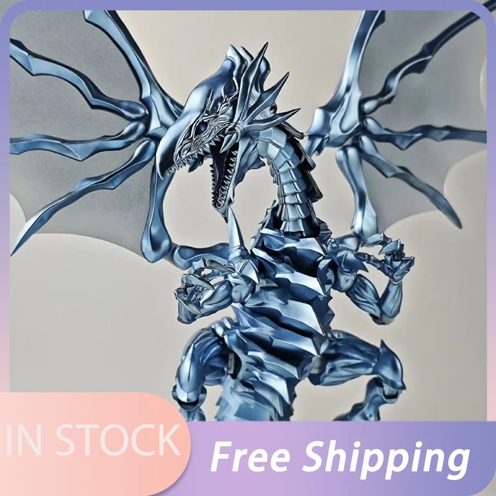 Kbjl Yu Gi Oh Blue Eyes White Dragon Action Figure Statue Collectible
