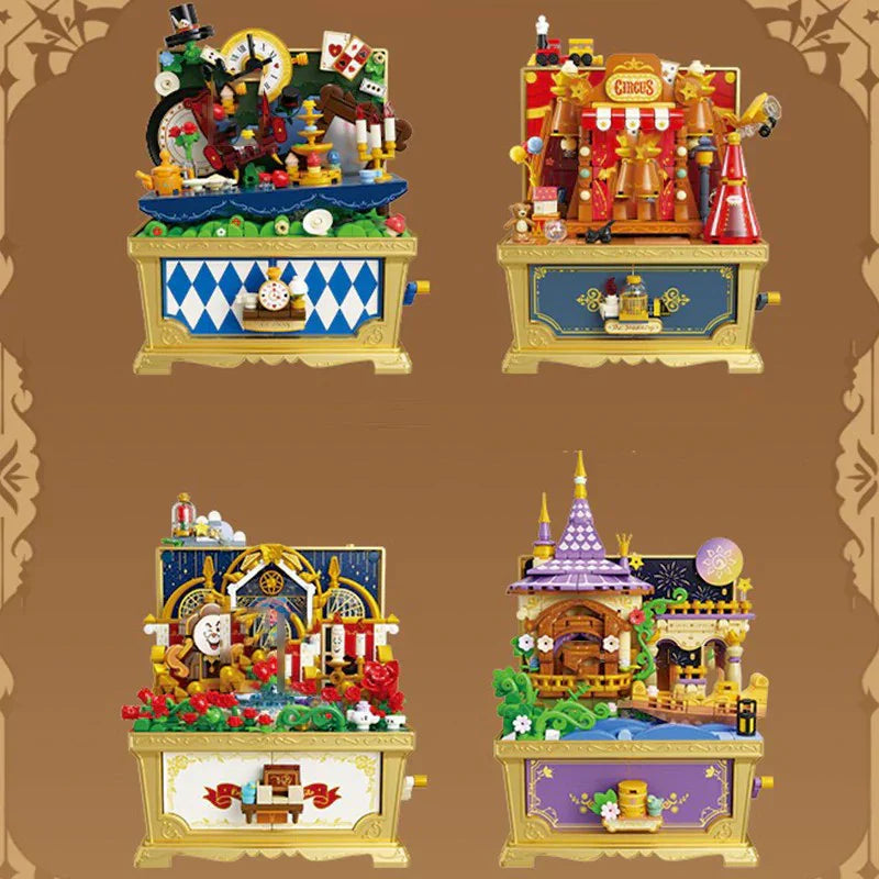 Enchanting Fairy Town Musical Blocks - Creative DIY Toy Gift