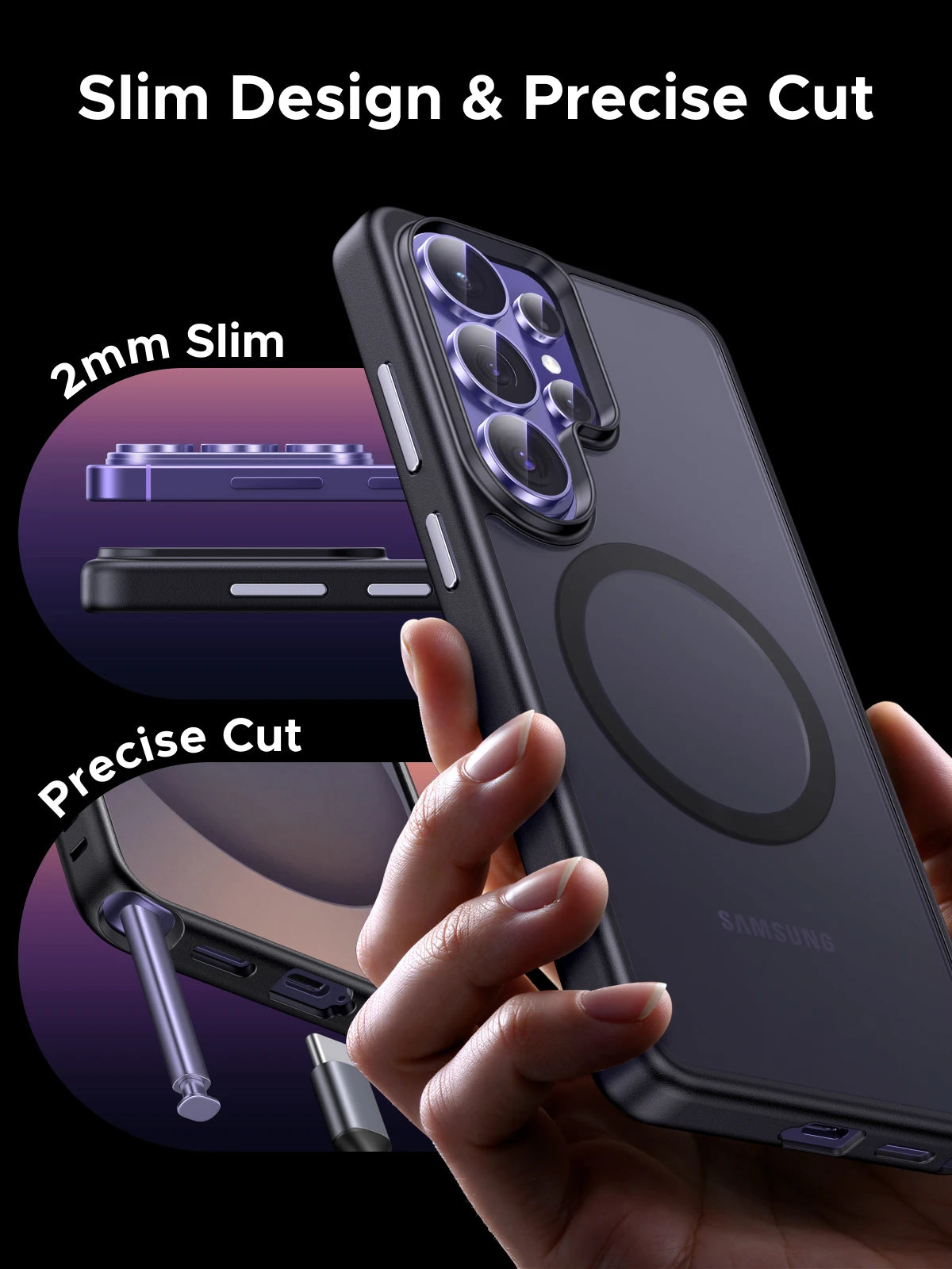 UGREEN Clear Magnetic Case for Samsung Galaxy S26 Ultra 2026