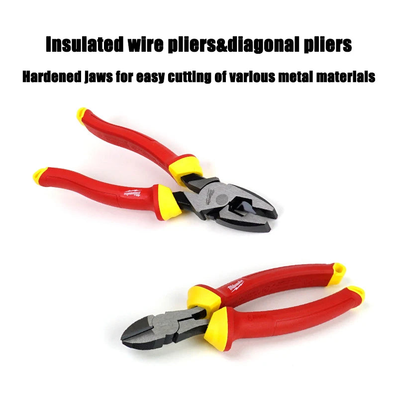 Milwaukee 5-Pack Insulated Electrician Tool Set - Safe & Durable