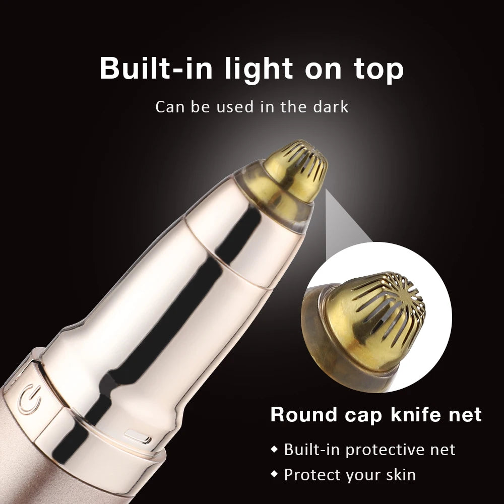 2-in-1 Heated Eyelash Curler & Eyebrow Trimmer - Quick & Easy Styling