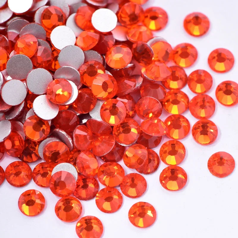 OLeeya Bulk Non-Hotfix Rhinestones for DIY Nail Art & Garments