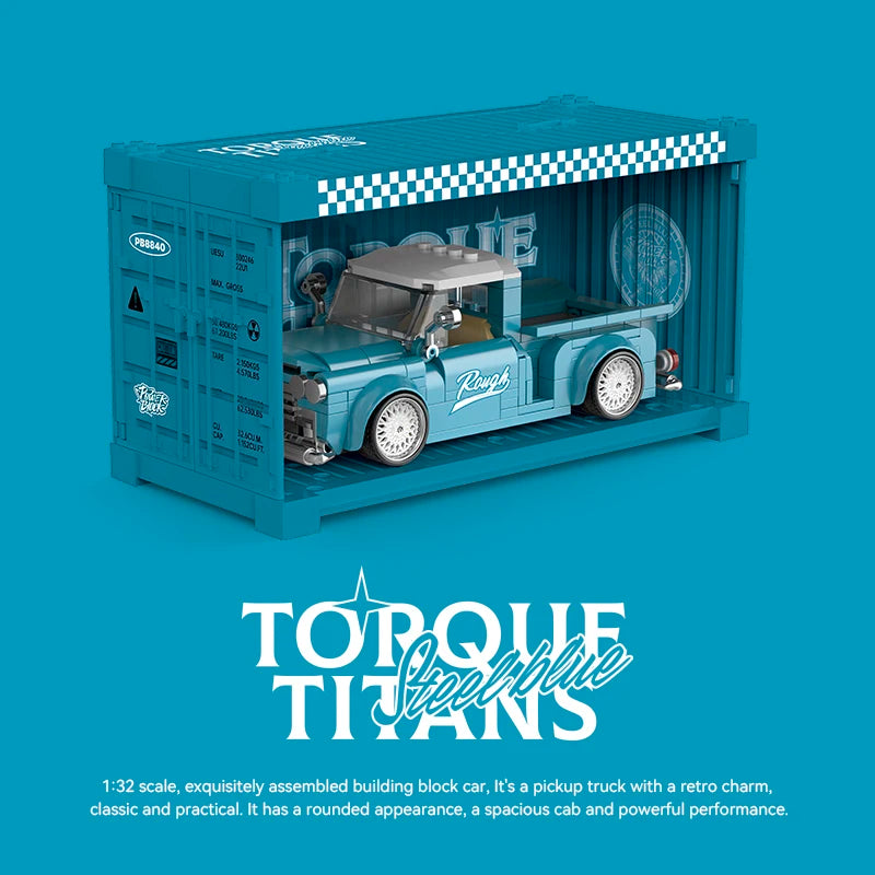 MOULD KING Technical Pickup Truck Building Blocks Model for Kids