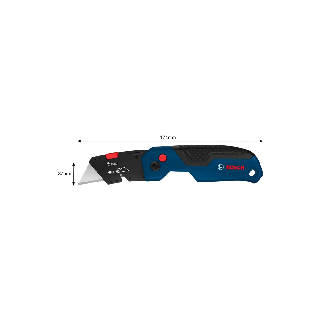 Bosch Folding Knife with Replaceable Blades - Durable Cutting Tool