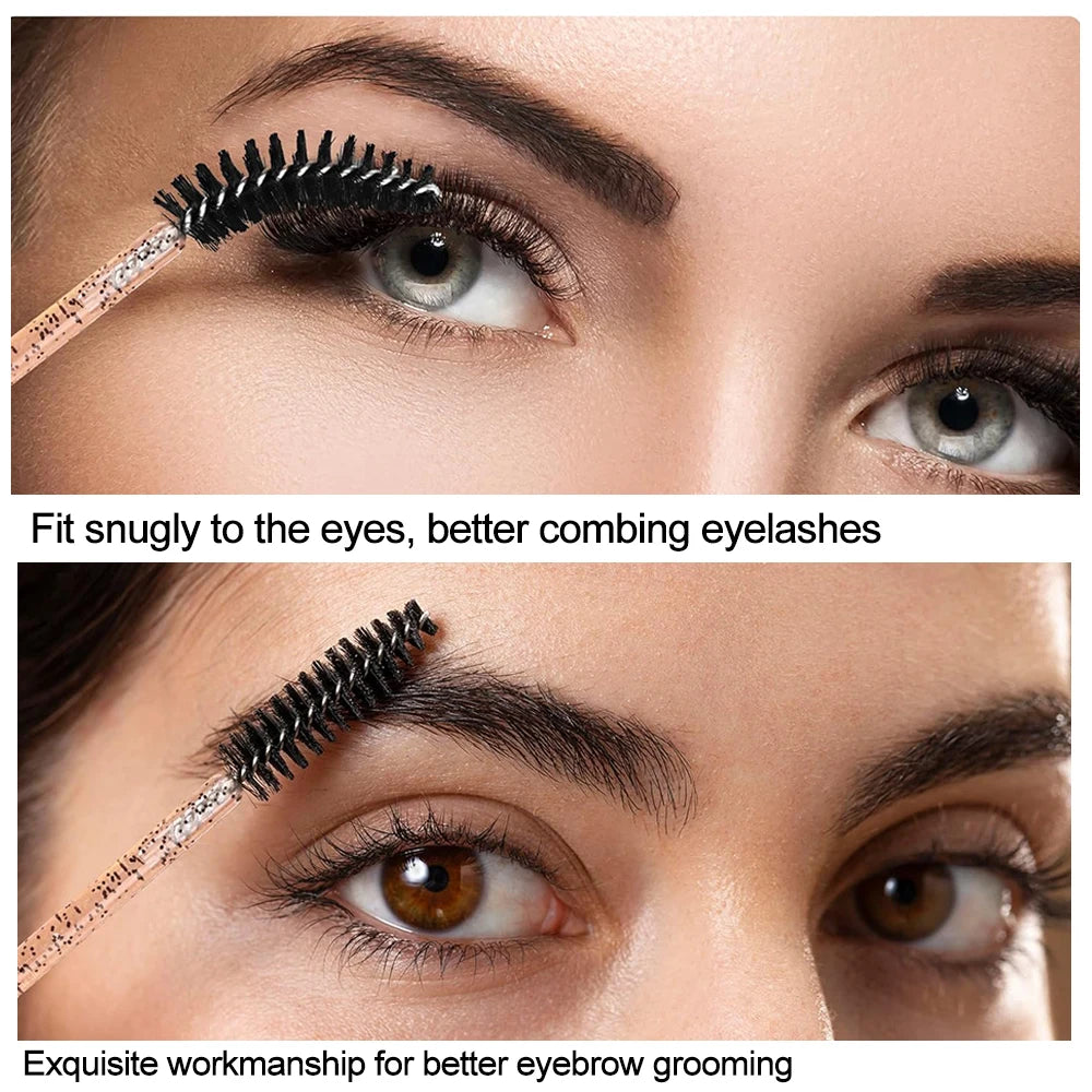 Disposable Eyelash Brush Applicators - Perfect for Extensions & Brows