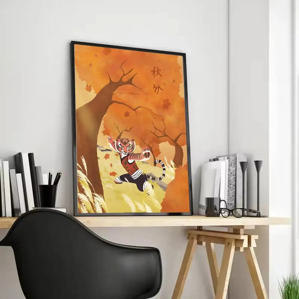 Kung Fu Panda HD Wall Art Poster - Waterproof Aesthetic Decor