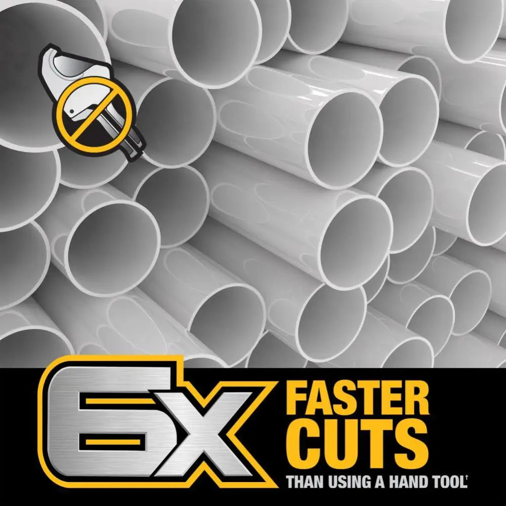 DEWALT IMPACT CONNECT™ Pipe Cutter Attachments for PVC & Copper