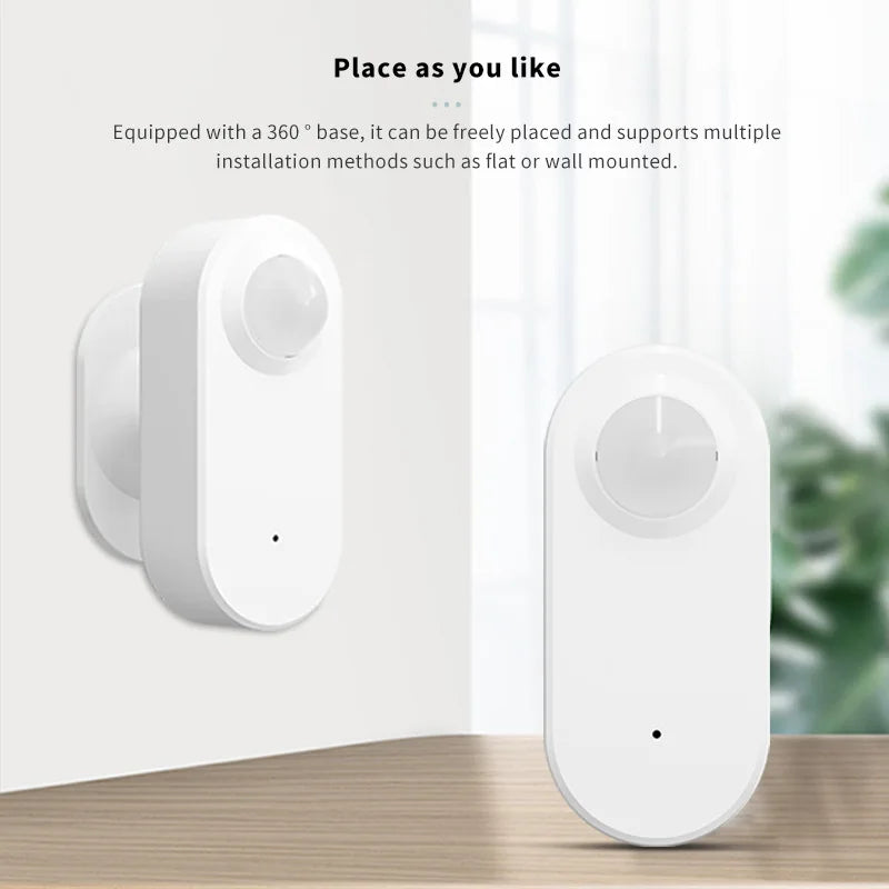 Smart Home Tuya Zigbee WiFi Motion Sensor with Remote Control