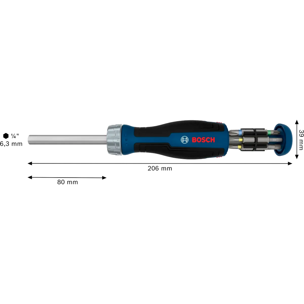 Bosch Stubby Ratchet Bit Screwdriver Set - High Power & Precision