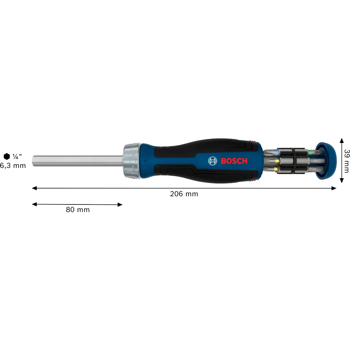 Bosch Stubby Ratchet Bit Screwdriver Set - High Power & Precision