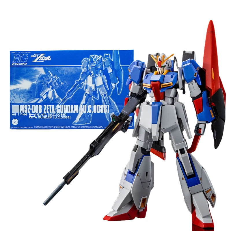 Bandai Zeta Gundam HG 1/144 Model Kit - Perfect for Collectors & Builders