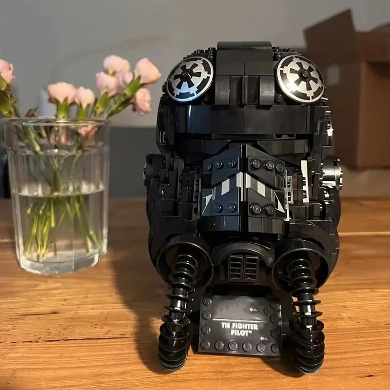 Build Your Own Darth Vader TIE Fighter Pilot Helmet - Ultimate LEGO Set