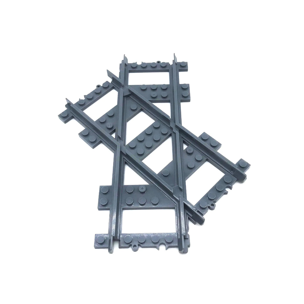 MOC City Train Tracks - Flexible Building Block Railway Set