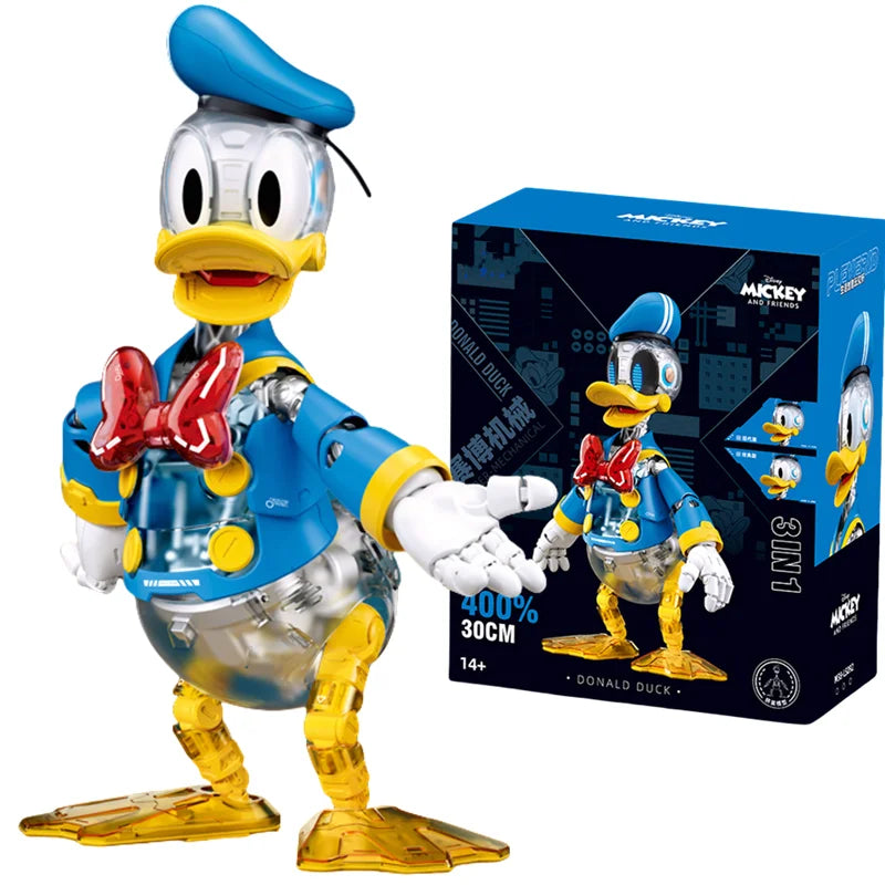 Disney Mickey Mouse & Donald Duck Character Building Toy Set