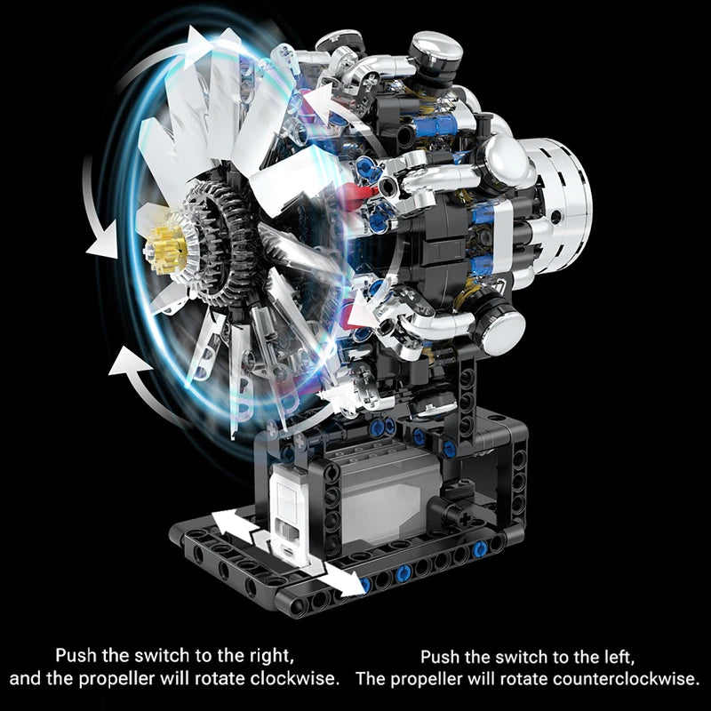 V8 Engine Building Blocks - Ultimate Kids Engineering Model Kit