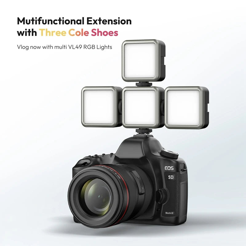 Ulanzi VL49 Mini RGB LED Video Light for Photography & Vlogging