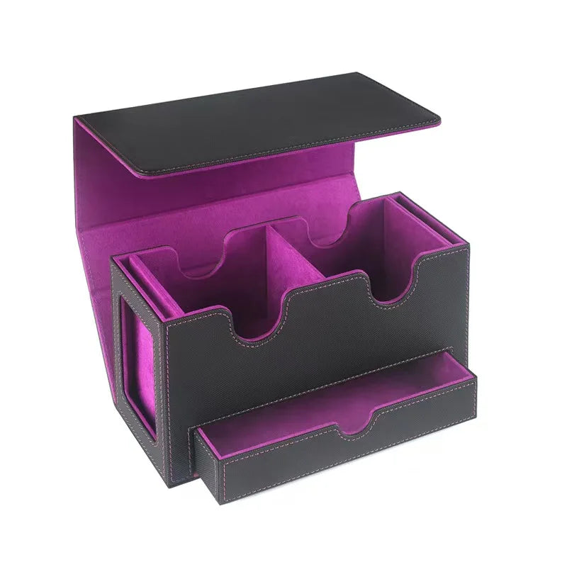 Commander Trading Card Deck Storage Box - Triple Sleeved TCG Case