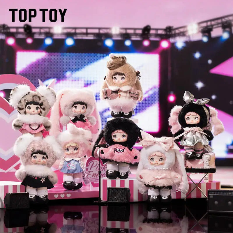 TOPTOY Pink Bunny Vinyl Doll - Trendy Play Collection Ornament