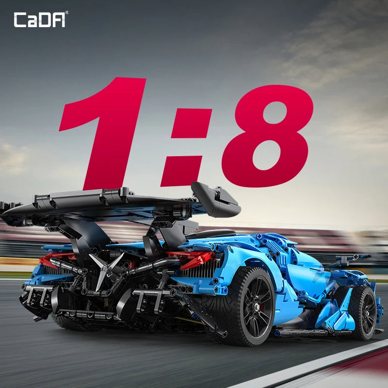 Cada 3865PCS V12 Hypercar Model Building Blocks - Ultimate Racing Fun