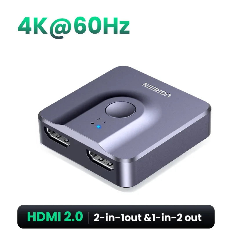 UGREEN 4K Bi-Directional HDMI Switch for Ultimate Gaming & TV
