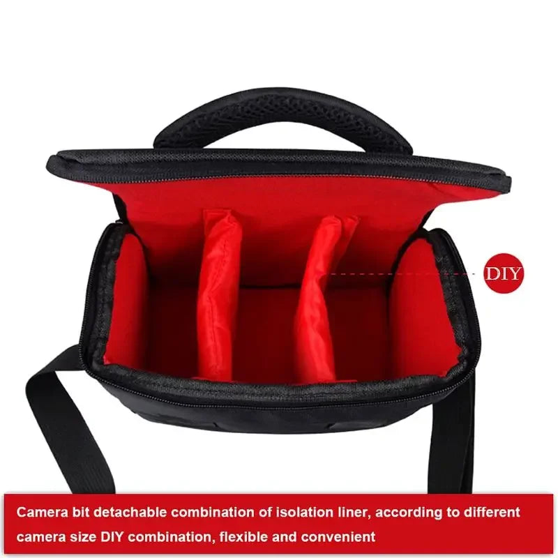 Waterproof Nylon Camera Shoulder Bag for DSLR & Mirrorless Cameras